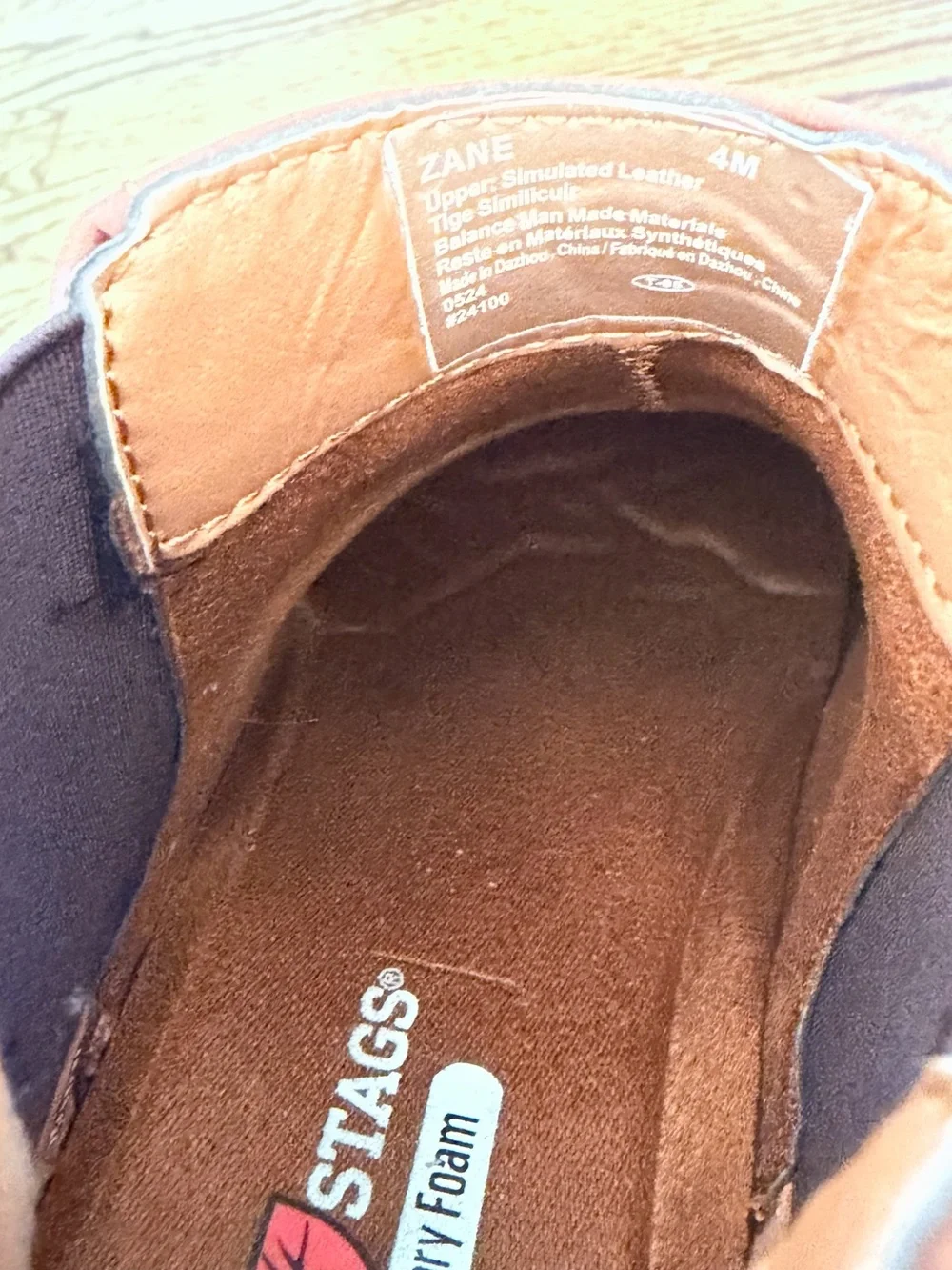 Deer Stags Men's Chukka Boots in Cognac Brown